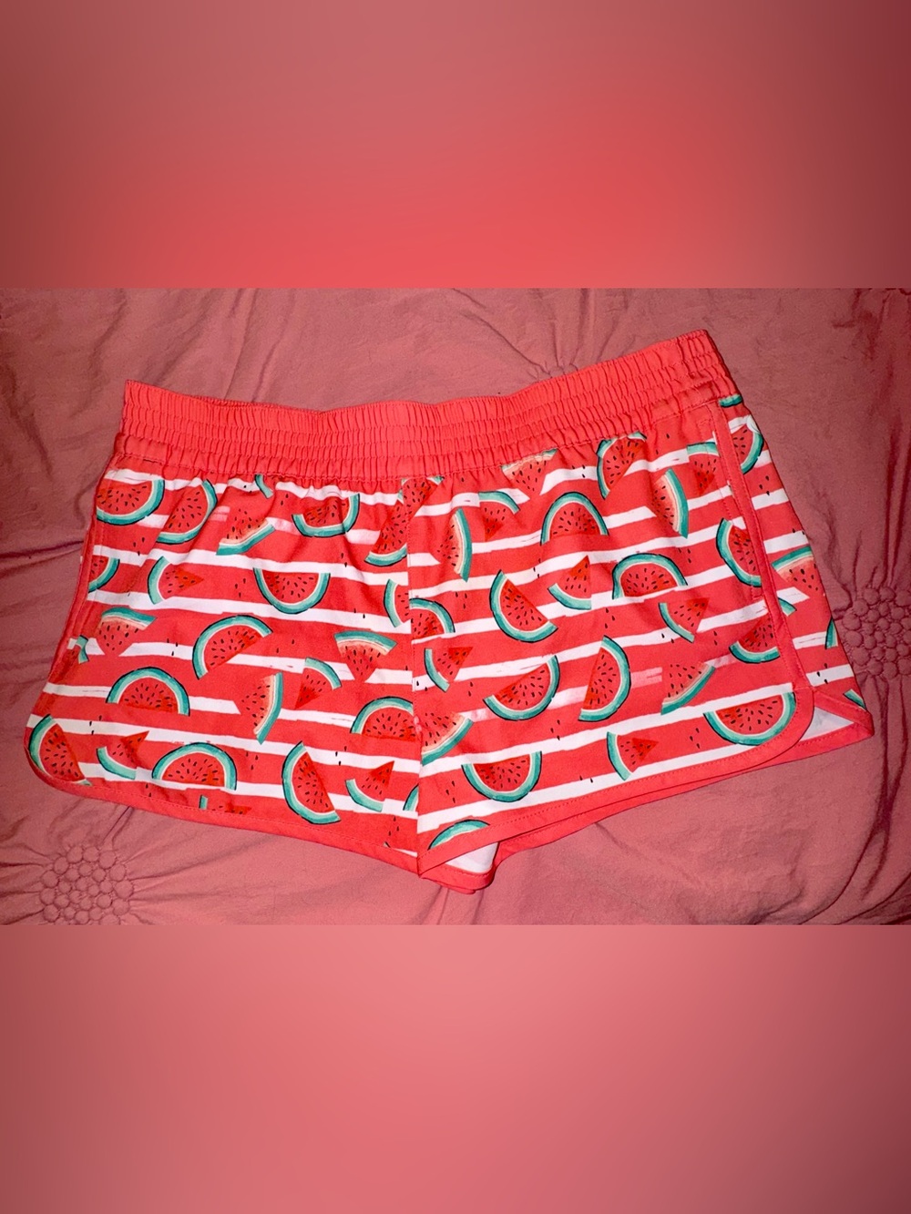 Women’s Watermelon Print Swim Shorts